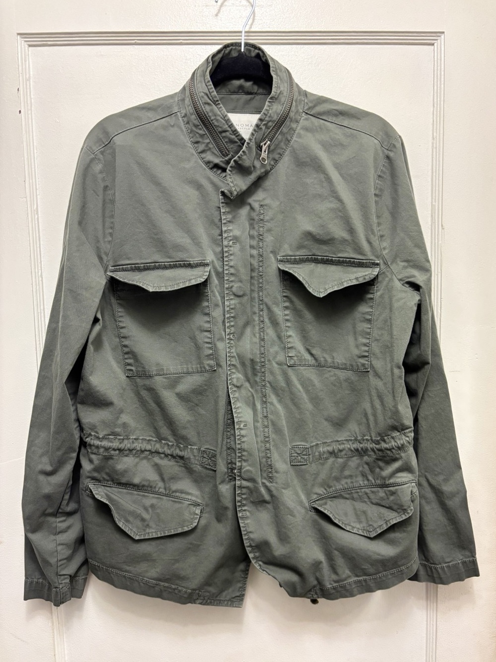 Sonoma Life + Style Olive Green Utility Jacket Size Large